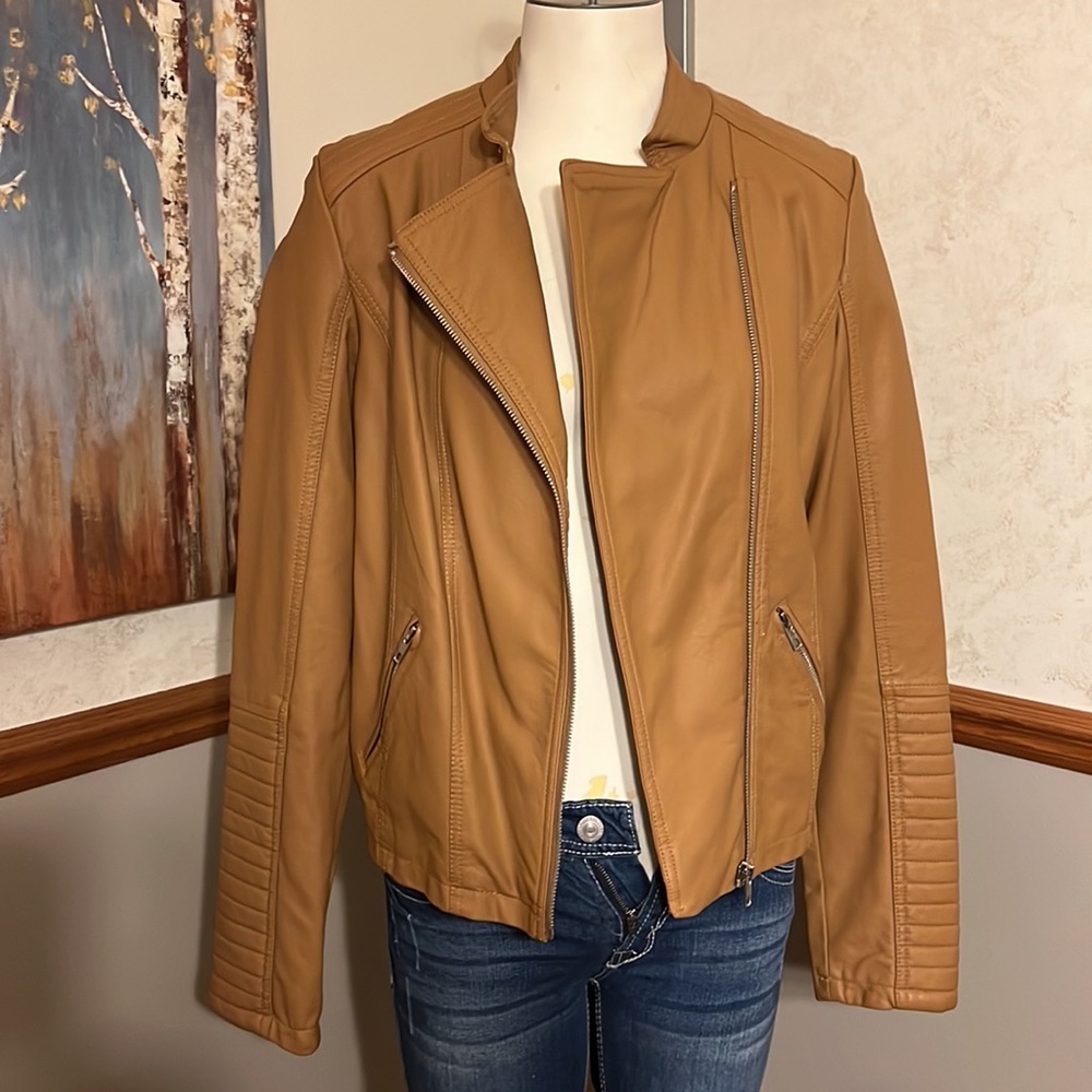 Metaphor Faux Leather Moto Jacket - Picture 8 of 10